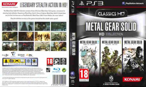 Игра METAL GEAR SOLID HD Collection, Sony PS3, 172-86, Баград.рф